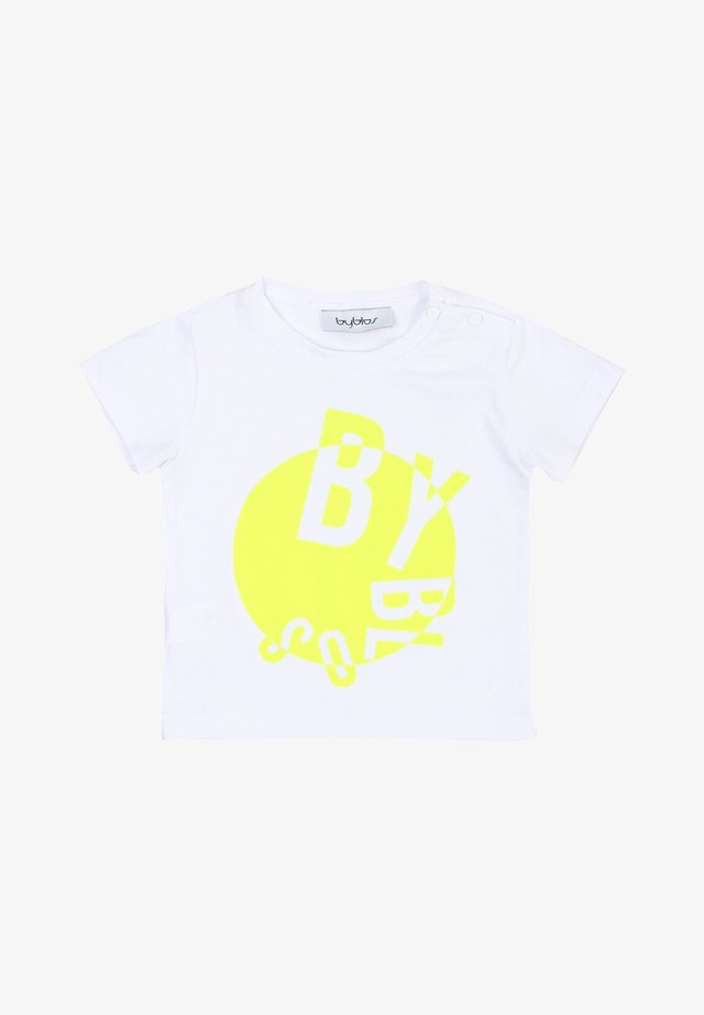 T-shirt con stampa - bianco