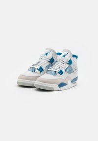 Jordan AIR JORDAN 4 RETRO  - Sneakers high - off white/military blue/neutral grey