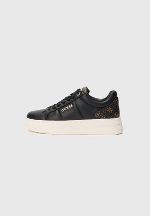 WELLI - Baskets basses - black/brown