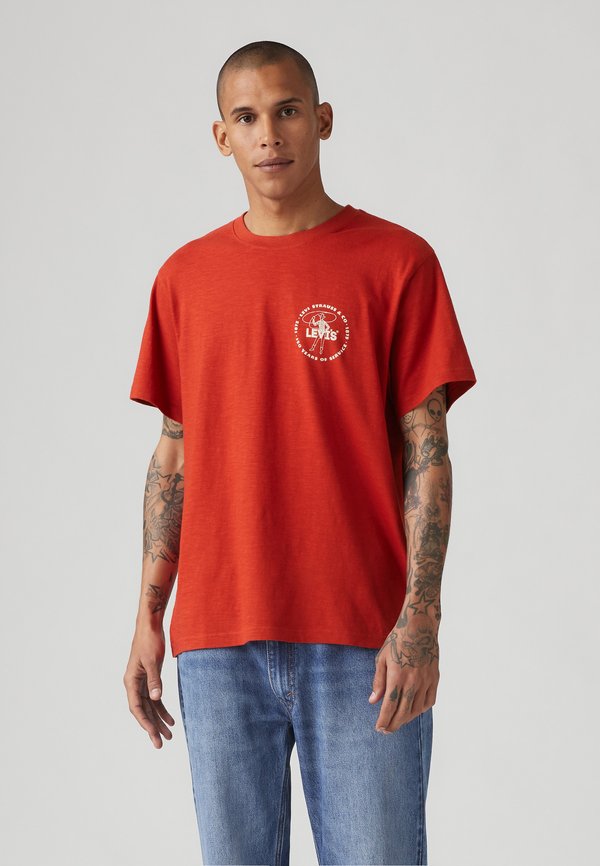 RELAXED FIT GRAPHIC TEE - Print T-shirt - archival laso man ketchup