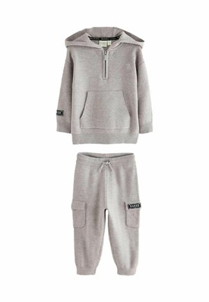 ZIP NECK TOP AND SET  - Jogginghose - grey