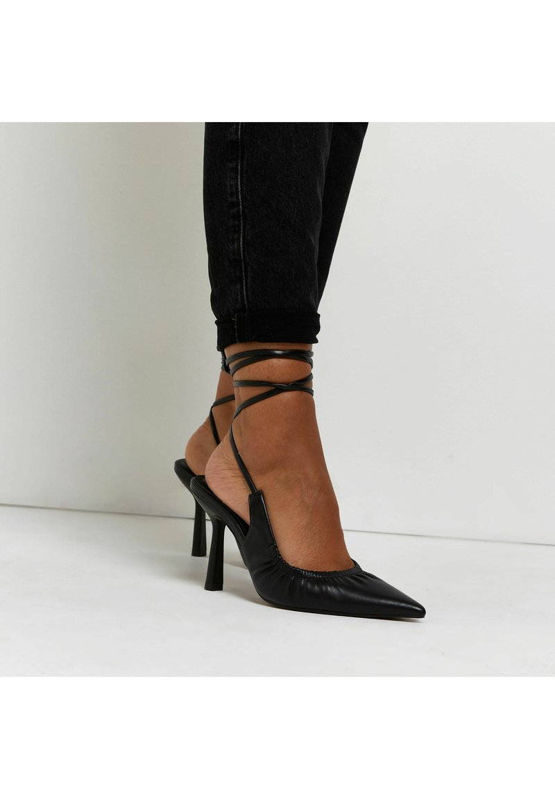 Damen Klassische Pumps | River Island Schnürpumps black/schwarz - TO56151 Damen Klassische Pumps | River Island Schnürpumps black/schwarz - TO56151