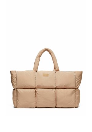 SHOPPING IN QUILTED - Shopper - beige
