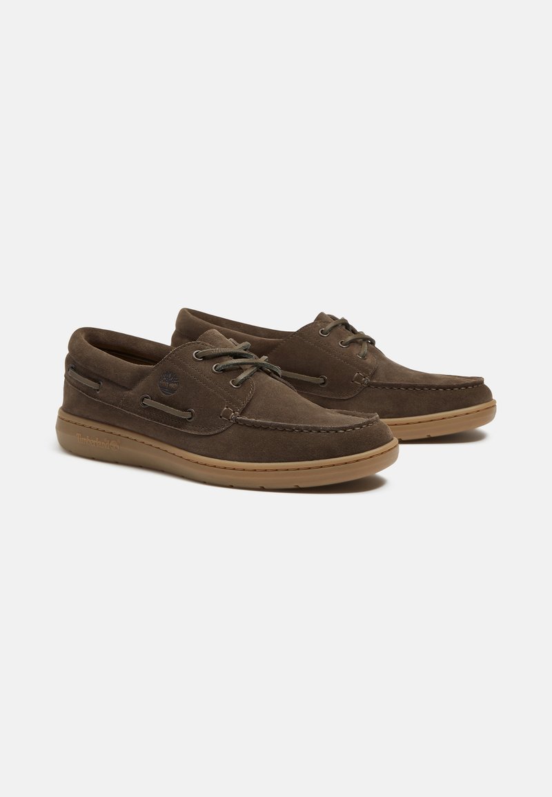 Timberland PIER - Boat shoes - mottled brown