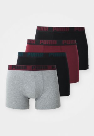 MEN EVERYDAY 4 PACK  - Boxer brief - burgundy/grey/green