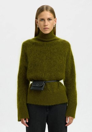 Selected PULLOVER MIX - Pullover - avocado