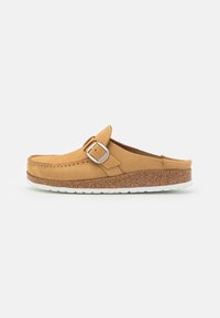 Birkenstock BUCKLEY NARROW FIT - Slippers - latte cream