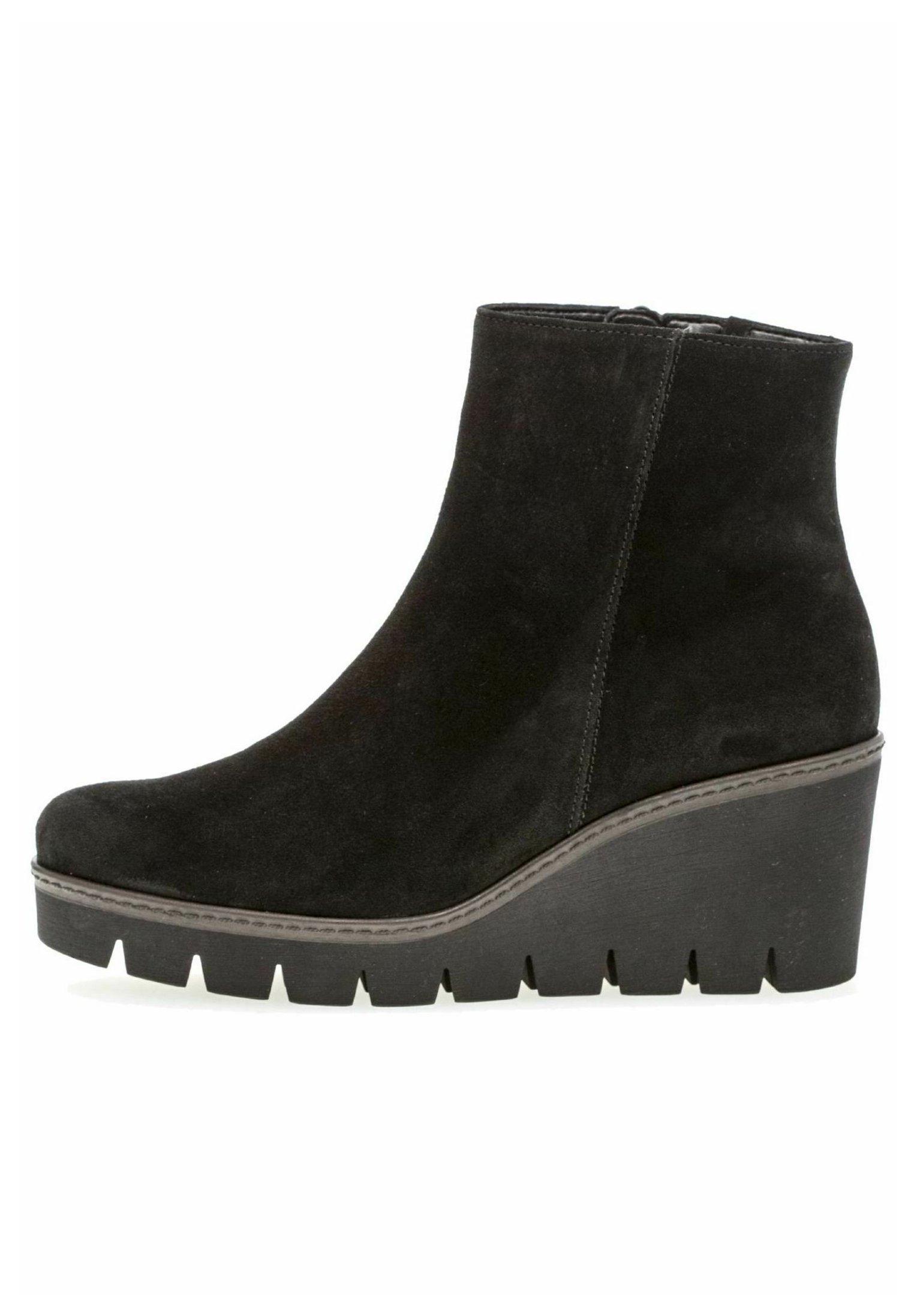 Gabor STIEFELETTE - Enkellaarsjes met sleehak - schwarz/zwart - Zalando.nl