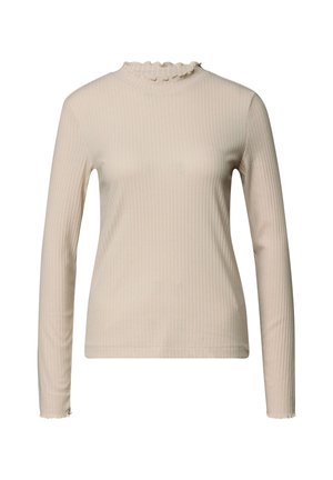 Street One Studio, LANGARM SHIRT MIT TURTLE NECK - T-shirt à manches longues - creamed sand
