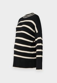 OLMIBI  - Strickpullover - black/grey