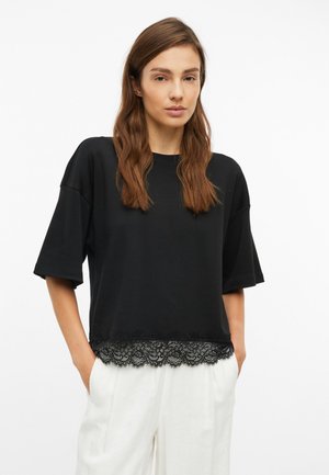 s.Oliver, T-SHIRT - T-shirt imprimé - schwarz