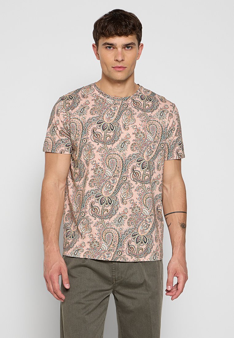 ETRO T-shirt print meerkleurig