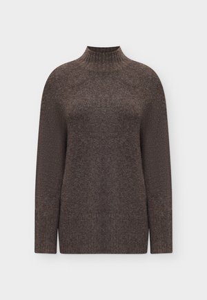 Vero Moda, VMPHILLIS HIGHNECK - Pullover - chocolate brown/melange
