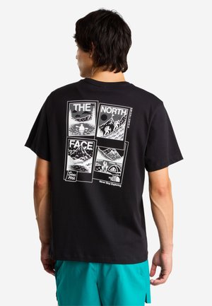 The North Face, M PHOTO SOUVENIR RELAXED SS TEE. - T-shirt med print - tnf black tnf black