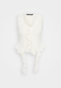 VMIDA FRILL - Top - snow white