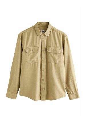 REGULAR FIT-LONG SLEEVE - Shirt - tan brown