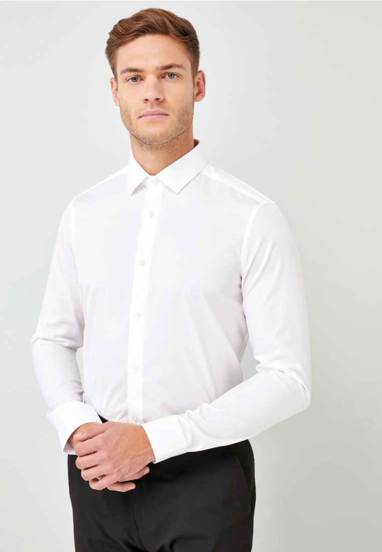 Next WHITE SKINNY FIT SINGLE CUFF 