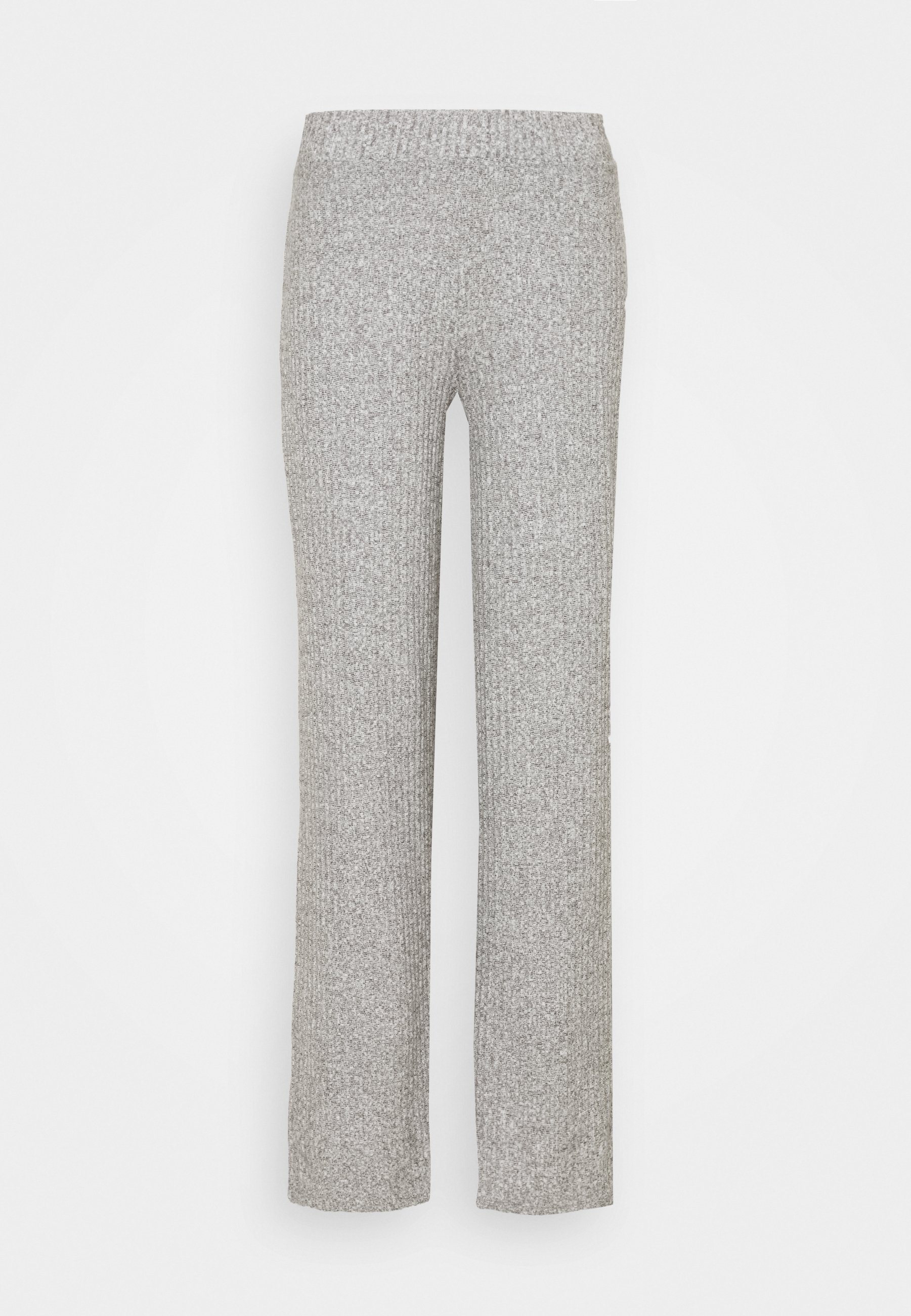 Gina Tricot KINSLEY TROUSERS - Broek - grey melange/grijs gemêleerd -  Zalando.nl
