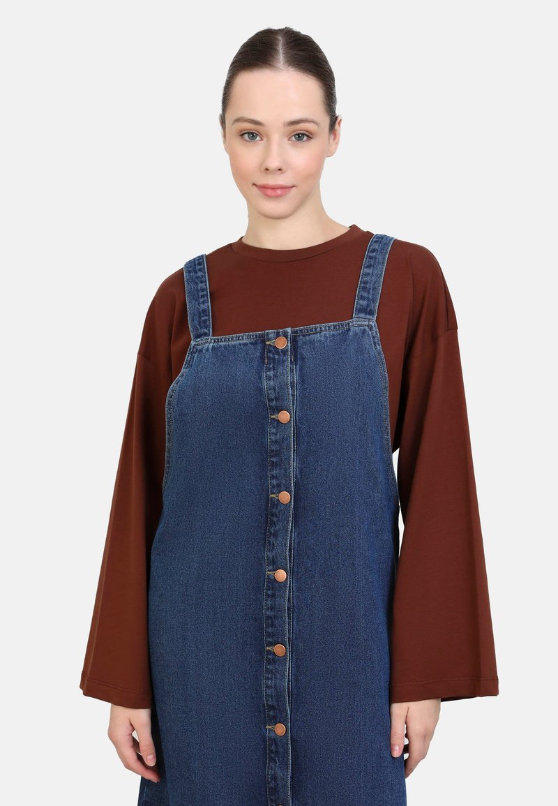 modanisa denim dress Modanisa Denim Dresses