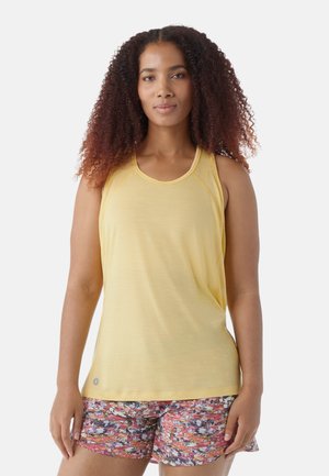 Smartwool ACTIVE ULTRALITE RACERBACK - Sports T-shirt - custard