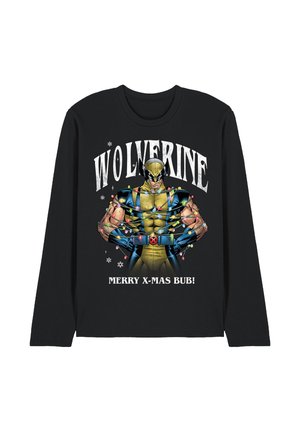 WOLVERINE MERRY XMAS BUB - Long sleeved top - black