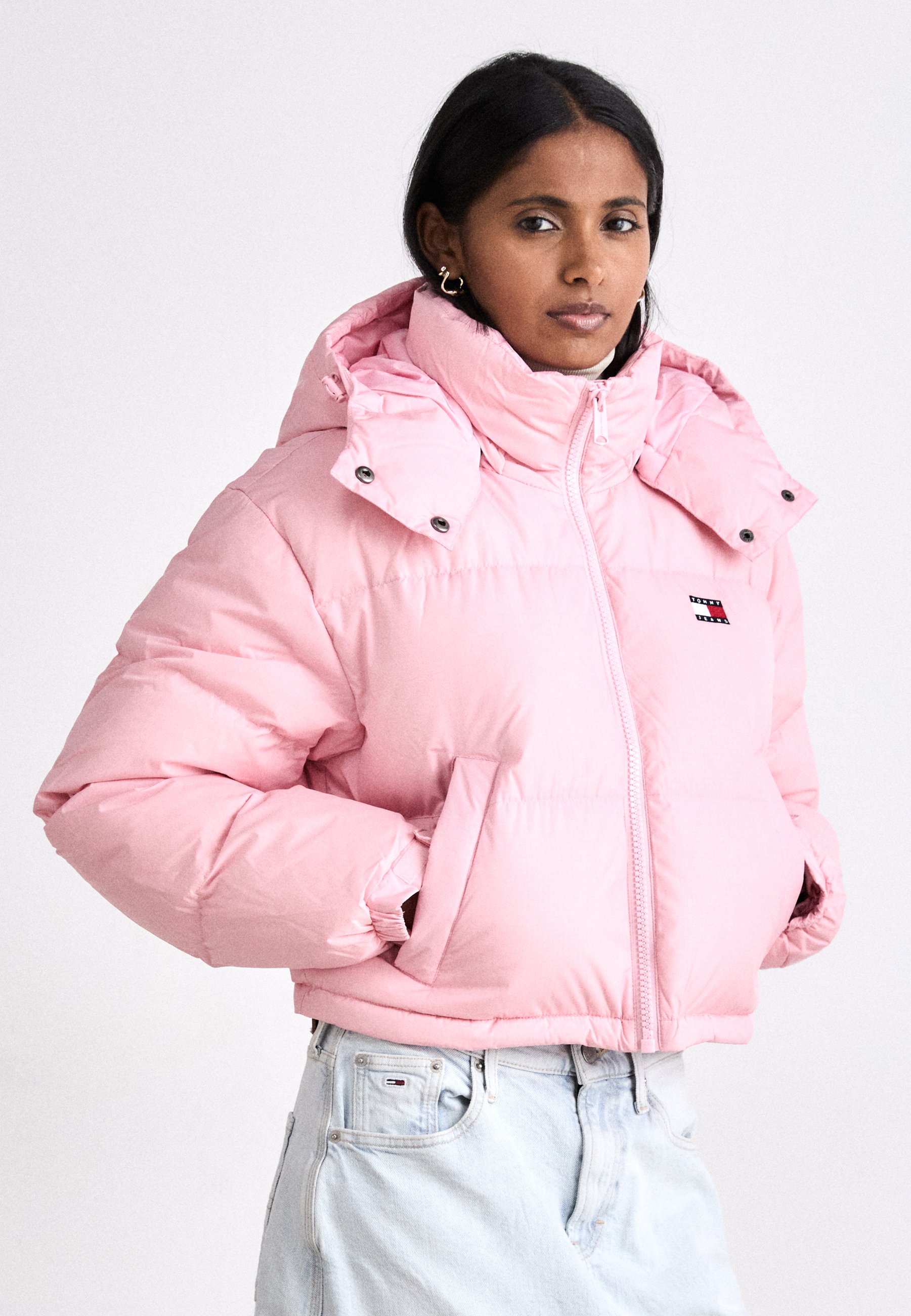 Tommy Jeans ALASKA - Down jacket - ballet pink/pink - Zalando