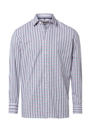 BUSINESS - Camicia - marine bordeaux