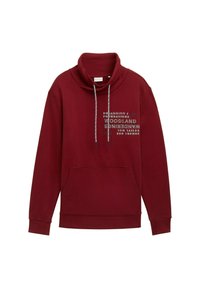 SNOOD MIT TEXTPRINT - Kapuzenpullover - burgundy dark red