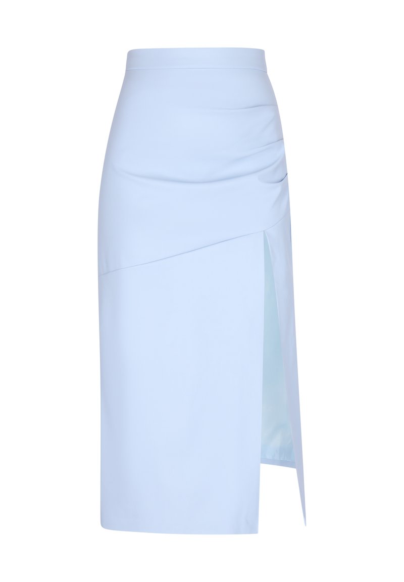 Jupe Crayon Zara Blanche Taille S Longueur Genou - Occasion Bon état