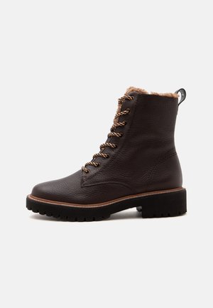 Paul Green, Schnürstiefelette - choco