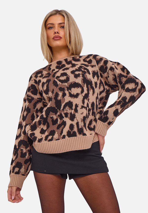 ANIMAL - Strickpullover - camel