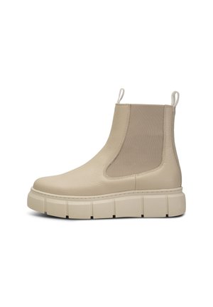 STB-TOVE CHELSEA - Platform ankle boots - off white
