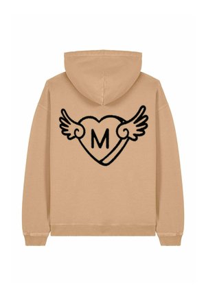 WINGS BACK EMBROIDERY UNISEX VINTAGE - Hoodie - beige