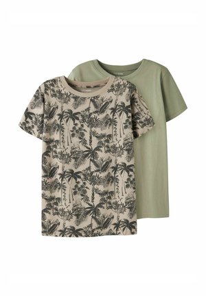 2-PACK  - T-shirt imprimé - humus