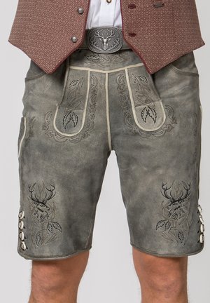 Stockerpoint, Lederhose - granit gespeckt