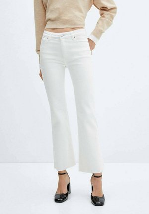 Jean flare - white
