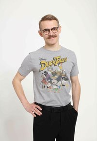 Henry Tiger DUCKTALES DUCKTALES GROUP UNISEX - Triko s potiskem - melange grey