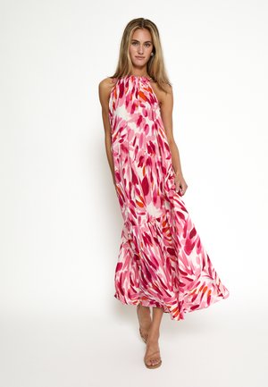 MACIE HALTERNECK - Maxiklänning - p morning glory pink print