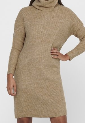 Strickkleid - tan
