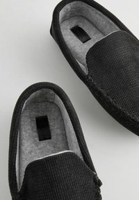 Next REGULAR FIT - TEXTURED  - Mocassins - black