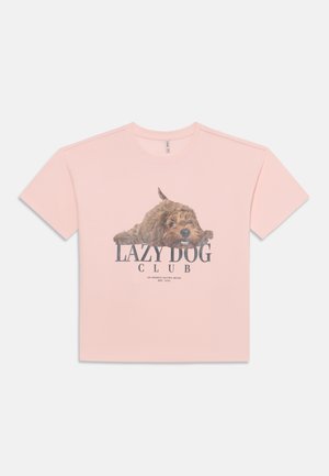 ONLY GIRLS, KOGBILLIE SS LOOSE PRINT - T-shirt con stampa - chalk pink