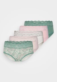 Marks & Spencer 3PACK - Shorty - smokey green/vert chiné Marks & Spencer 3PACK - Shorty - smokey green/vert chiné