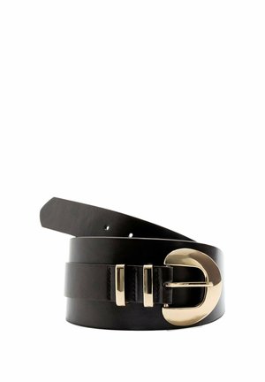 SEMI-WIDE WITH BUCKLE - Ceinture - dark brown