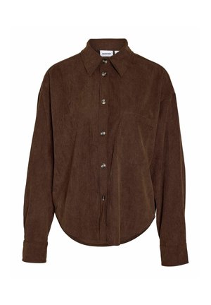 Noisy May, SHACKET NMCARON CORDUROY - Veste légère - chocolate brown