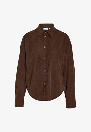 Noisy May, SHACKET NMCARON CORDUROY - Veste légère - chocolate brown