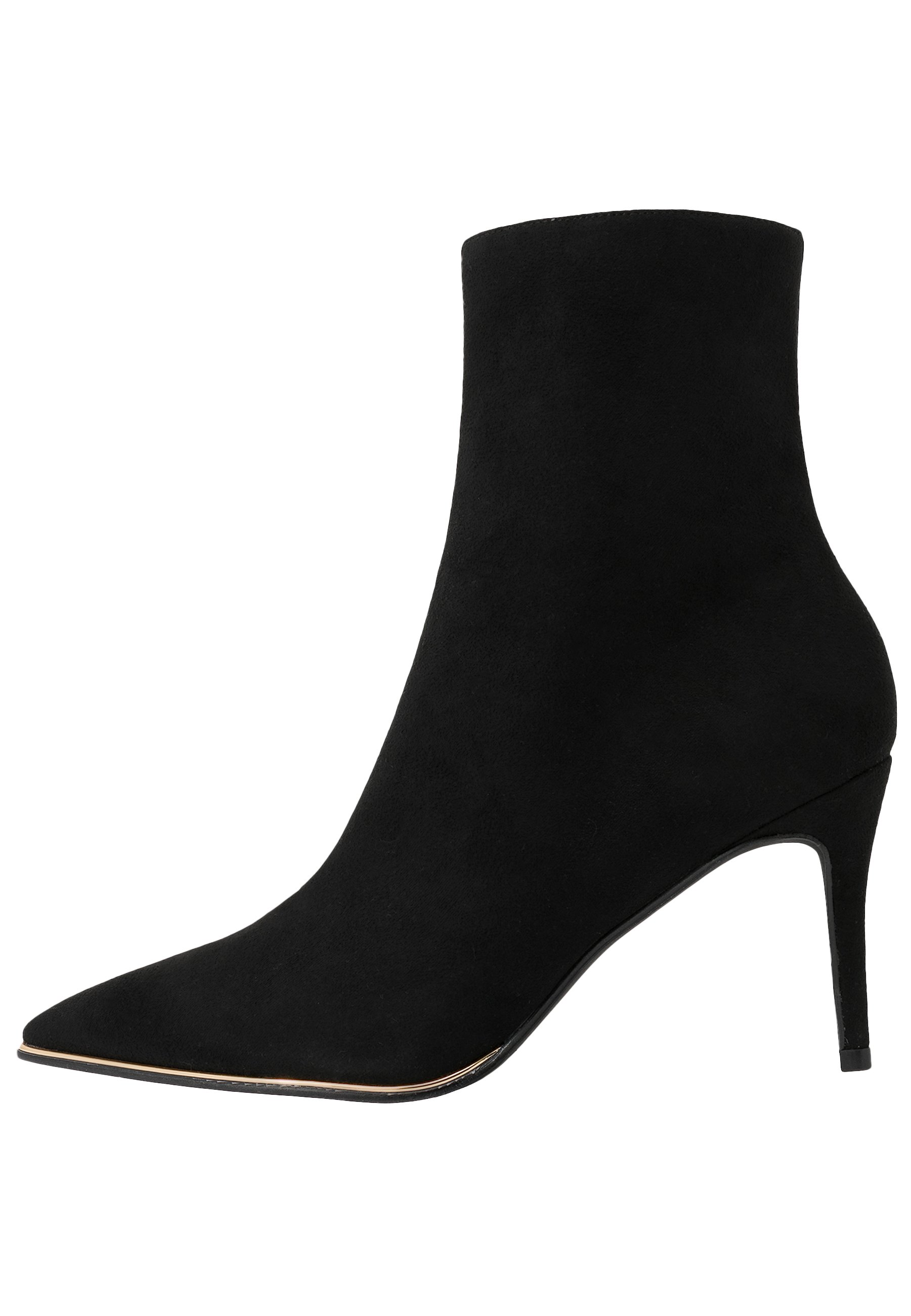 Enkellaarsjes met hoge hak black Enkellaarsjes met hoge hak black