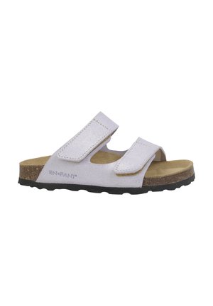NUBUCK - Muiltjes - cloud gray