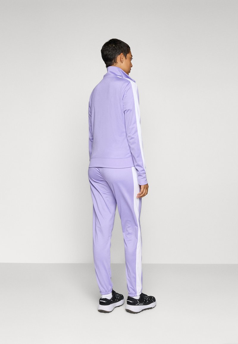 Under Armour TRICOT TRACKSUIT SET Tuta transparent/white/lilla