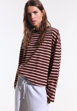 LONG SLEEVE - Long sleeved top - dark brown