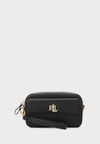 LEATHER SMALL MARCY CONVERTIBLE POUCH - Umhängetasche - black